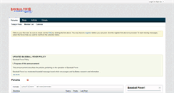 Desktop Screenshot of baseball-fever.com